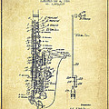 Saxophone Patent Drawing From 1928